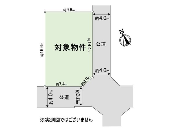 蕨市南町4丁目 区画図 区画図