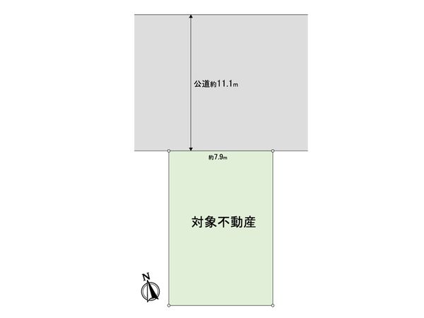 蕨市南町3丁目 区画図