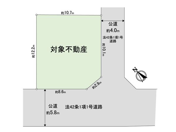 川口市差間2丁目 土地 区画図 川口市差間2丁目 土地 区画図