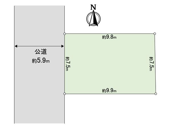 川口市前川2丁目 区画図 川口市前川2丁目 区画図
