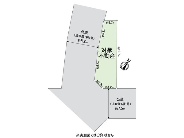 川口市柳崎4丁目 区画図 川口市柳崎4丁目 区画図