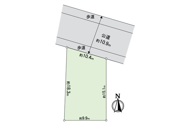 蕨市塚越7丁目 区画図