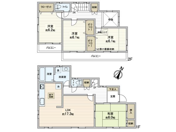 川口市大字木曽呂 間取図(平面図) 間取図(平面図)