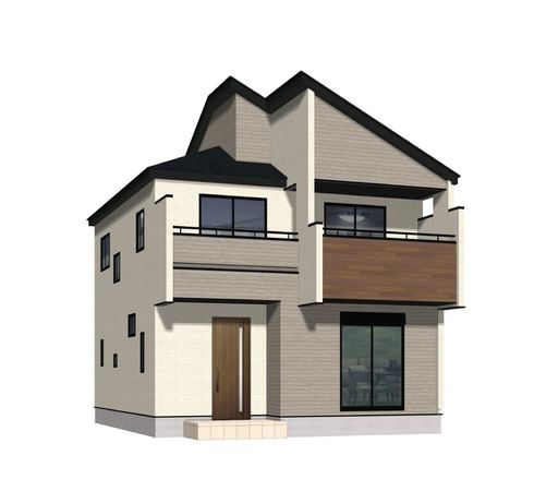 川口市前川2丁目 外観パース図 川口市前川2丁目 外観パース図