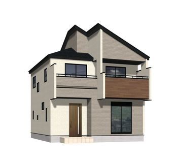 川口市前川2丁目 外観パース図