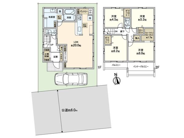 川口市前川2丁目 間取図(平面図) 間取図(平面図)