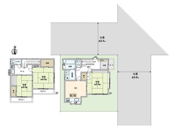川口市大字小谷場 間取図(平面図) 間取図(平面図)