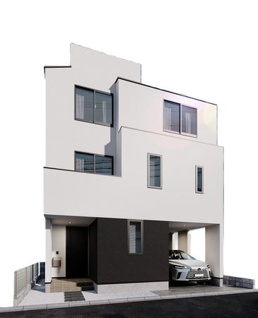 川口市芝樋ノ爪2丁目 新築戸建 外観パース図 外観パース図