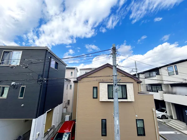 2階約10.3帖バルコニーからの眺望