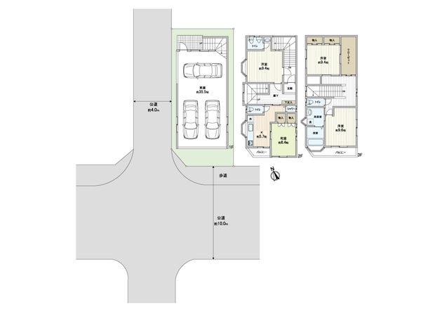 川口市上青木西4丁目 間取図(平面図) 間取図(平面図)