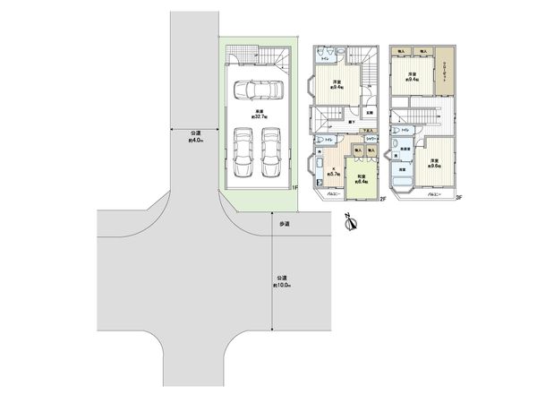 川口市上青木西4丁目 間取図(平面図)
