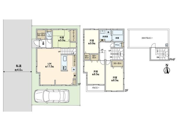 川口市大字伊刈 間取図(平面図) 川口市大字伊刈 間取図(平面図)