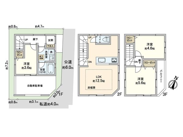 川口市本前川3丁目 間取図(平面図)