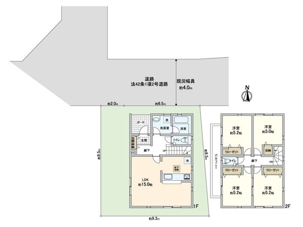 川口市大字芝 新築戸建 間取図(平面図) 川口市大字芝 新築戸建 間取図(平面図)