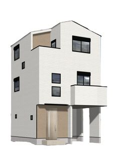 蕨市中央4丁目 新築戸建 A号棟 外観パース図