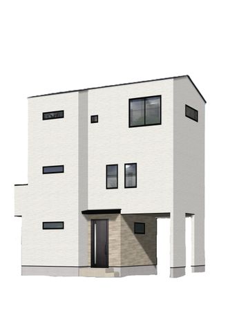 蕨市中央4丁目 新築戸建 B号棟 外観パース図