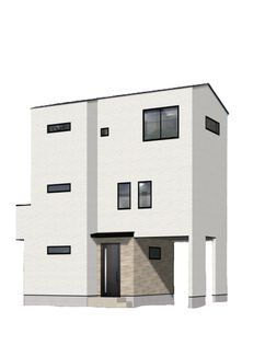 蕨市中央4丁目 新築戸建 B号棟 外観パース図