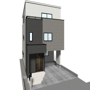川口市芝宮根町 新築戸建 外観パース図