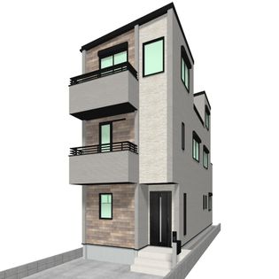 蕨市塚越7丁目 新築戸建 2号棟 外観パース図