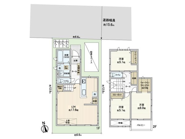 蕨市塚越6丁目 間取図(平面図) 蕨市塚越6丁目 間取図(平面図)