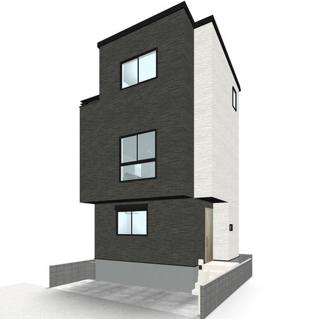 川口市芝西1丁目 新築戸建 外観パース図 川口市芝西1丁目 新築戸建 外観パース図