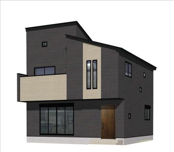 蕨市中央7丁目 新築戸建 外観パース図