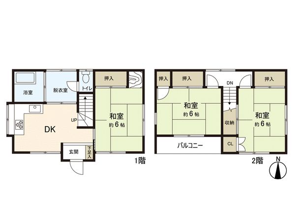 川口市大字小谷場 間取図(平面図) 川口市大字小谷場 間取図(平面図)