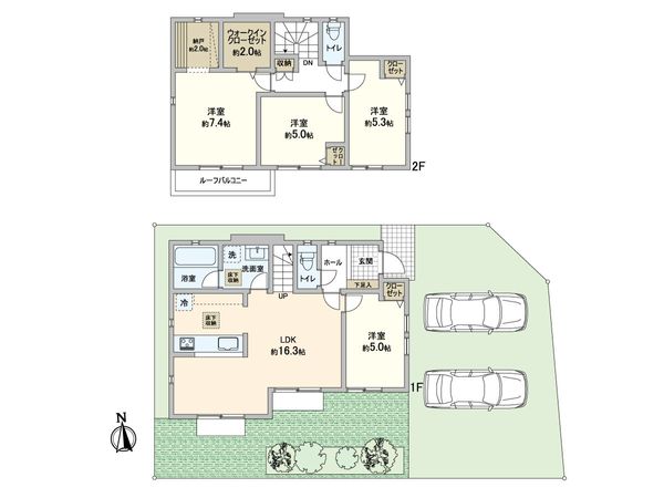 川口市大字石神 間取図(平面図) 川口市大字石神 間取図(平面図)