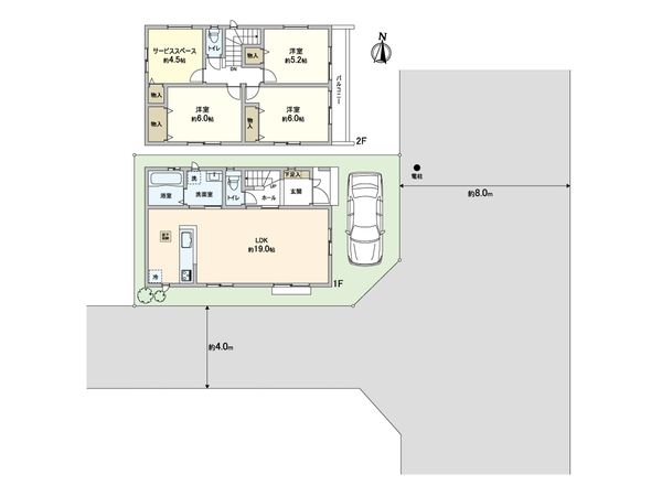 川口市芝1丁目 新築戸建 間取図(平面図) 川口市芝1丁目 新築戸建 間取図(平面図)