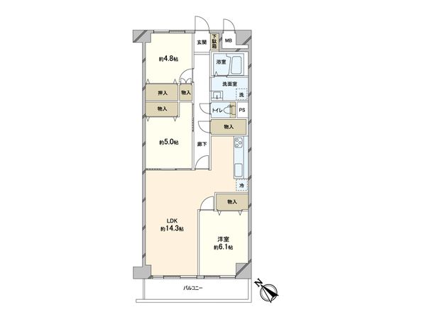 エンゼル川口グリーンハイツ 間取図(平面図) 間取図(平面図)