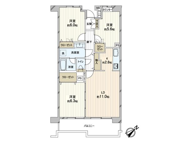 間取図(平面図)