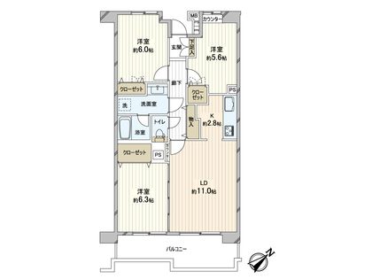 間取図(平面図)