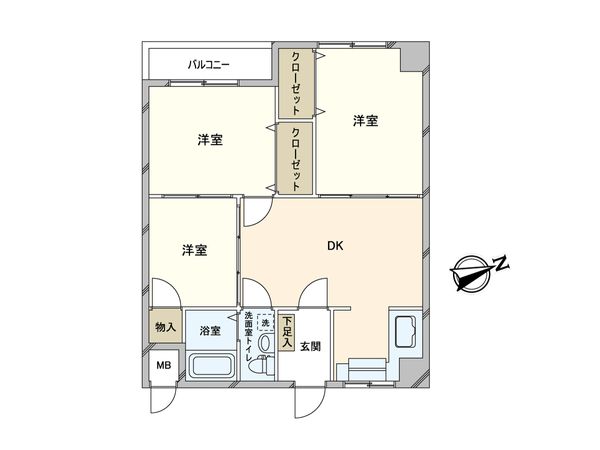 コーポ根岸 間取図(平面図) 間取図(平面図)