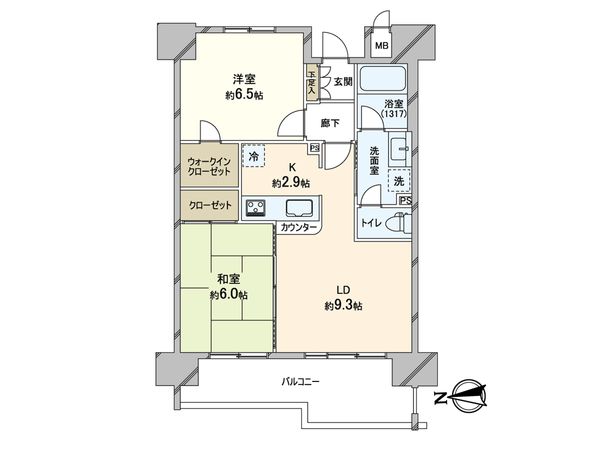 アーバンキャッスル蕨 間取図(平面図) アーバンキャッスル蕨 間取図(平面図)