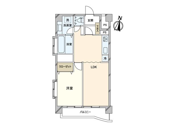 わらび中央パークマンション 間取図(平面図) わらび中央パークマンション 間取図(平面図)
