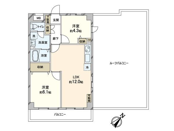 Grace Court蕨 間取図(平面図) Grace Court蕨 間取図(平面図)