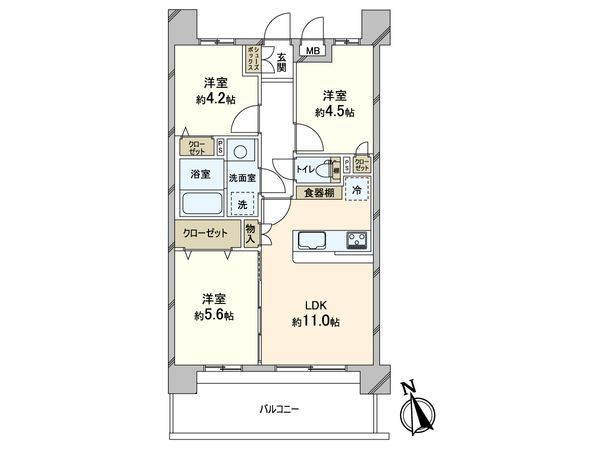 マイキャッスル南浦和 間取図(平面図) マイキャッスル南浦和 間取図(平面図)