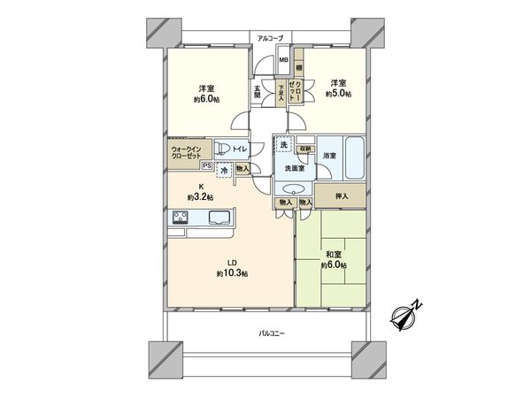 藤和シティホームズ戸田センタービュー 間取図(平面図) 藤和シティホームズ戸田センタービュー 間取図(平面図)