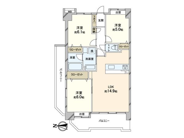 間取図(平面図)