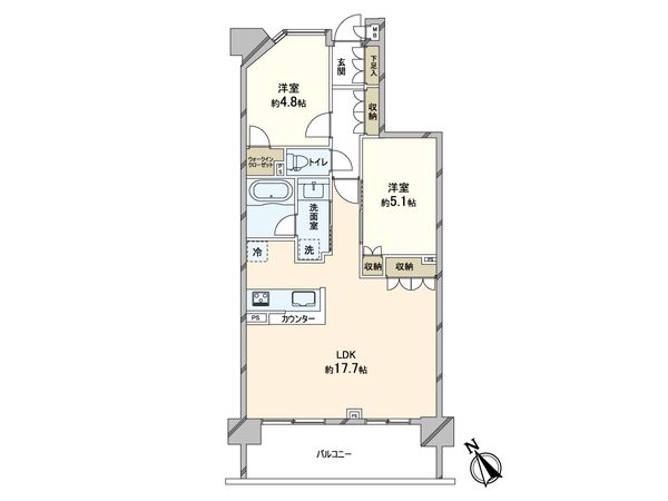 サンクレイドル蕨 間取図(平面図) 間取図(平面図)