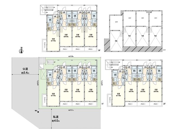 川口市芝4丁目 間取図(平面図) 川口市芝4丁目 間取図(平面図)