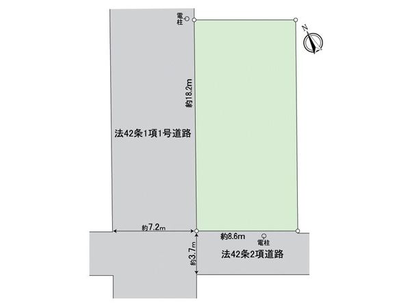 中区本牧大里町(土地) 区画図 中区本牧大里町(土地) 区画図