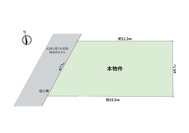 中区本牧大里町(土地) 区画図 中区本牧大里町(土地) 区画図