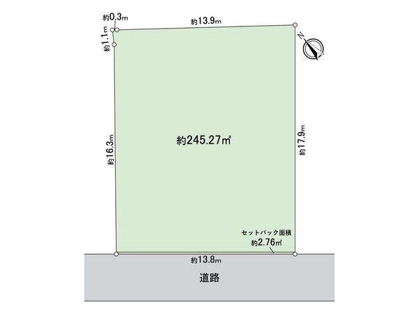 中区本牧大里町(土地) 区画図 中区本牧大里町(土地) 区画図