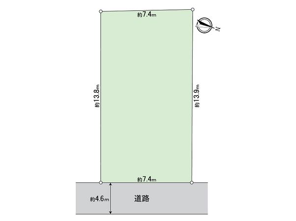 中区本牧間門(建物付土地) 区画図 中区本牧間門(建物付土地) 区画図