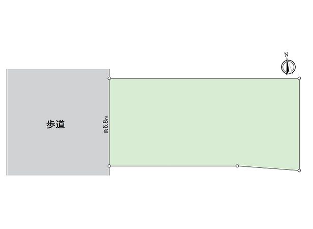 中区本牧三之谷(土地) 区画図