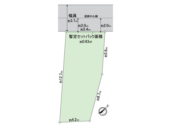 中区元町4丁目(土地) 区画図