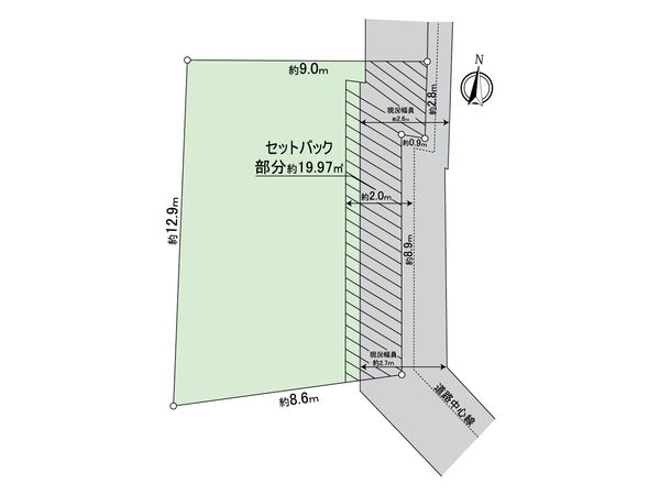 磯子区東町(土地) 区画図