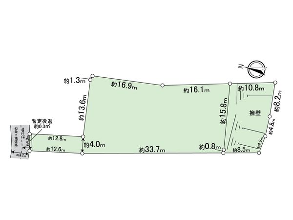 中区根岸旭台(土地) 区画図