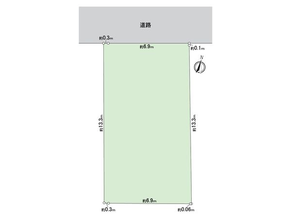 中区山下町(土地) 区画図